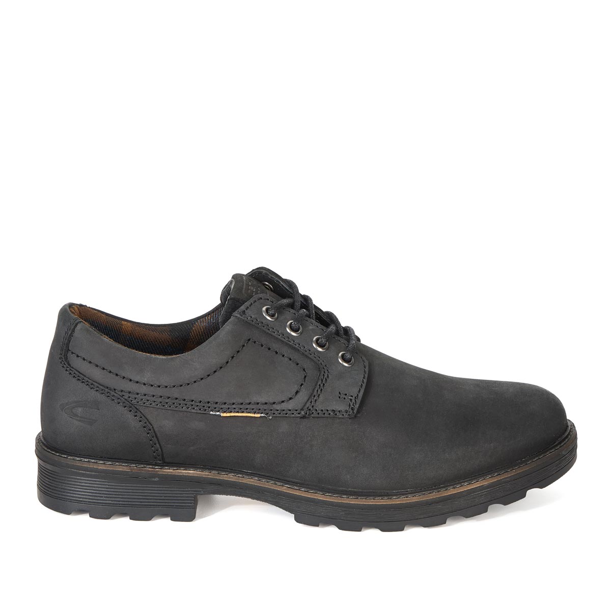 camel active Halbschuh "Oxford" mit Wechselfußbett schwarz