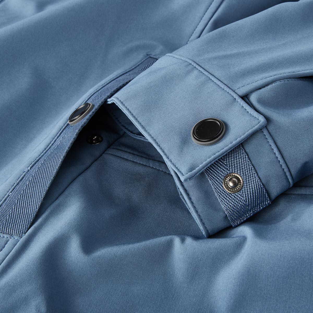 CASA MODA Softshell-Funktionsjacke, winddicht jeansblau