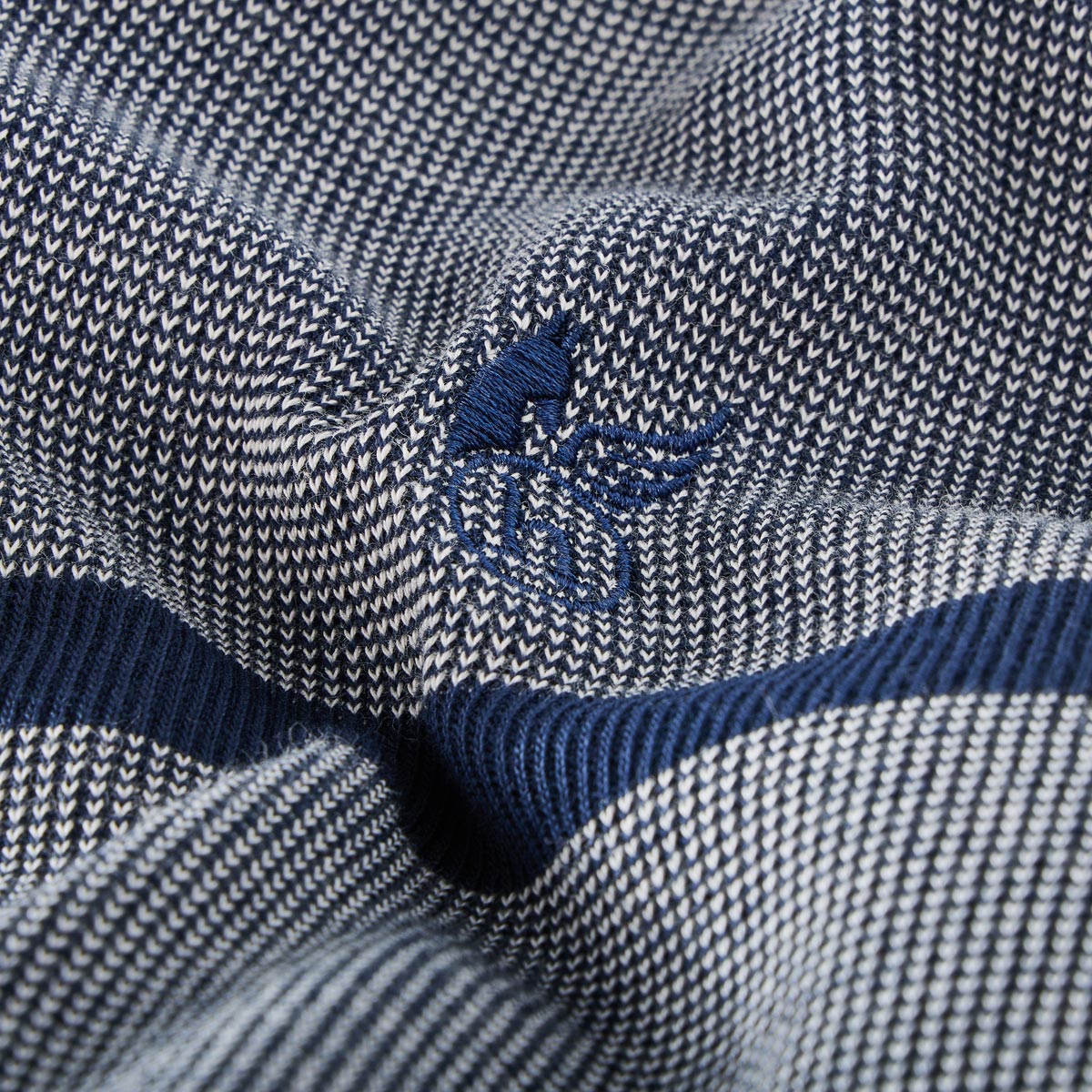 Hajo Sweatshirt mit Stretch marine