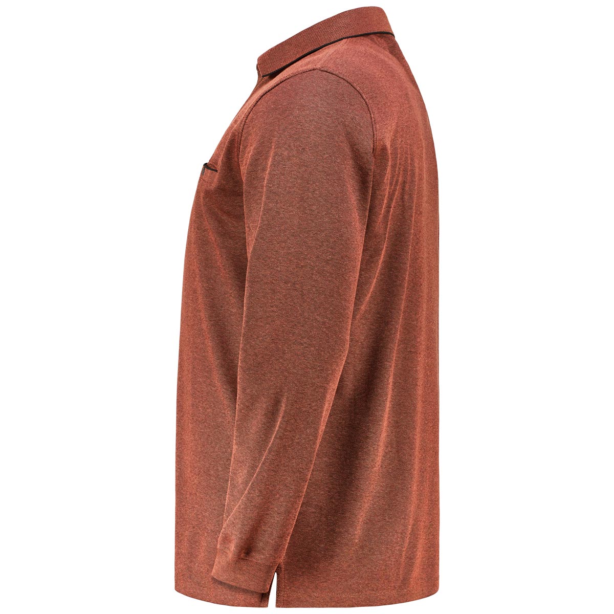CASA MODA Pflegeleichtes Stretch-Poloshirt orange