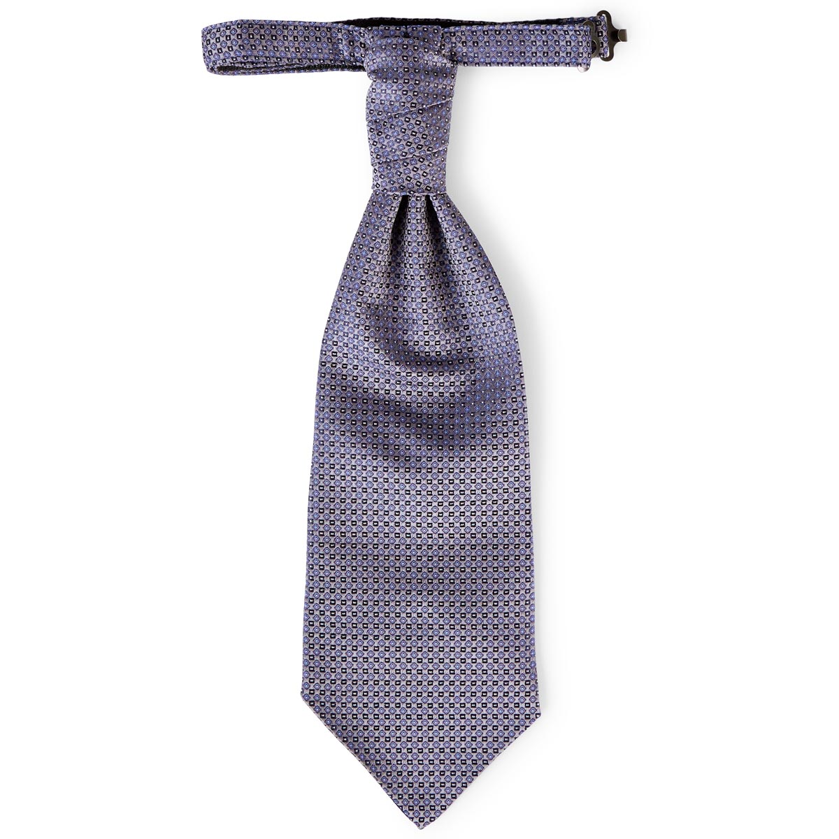 Digel Plastron mit Einstecktuch blau