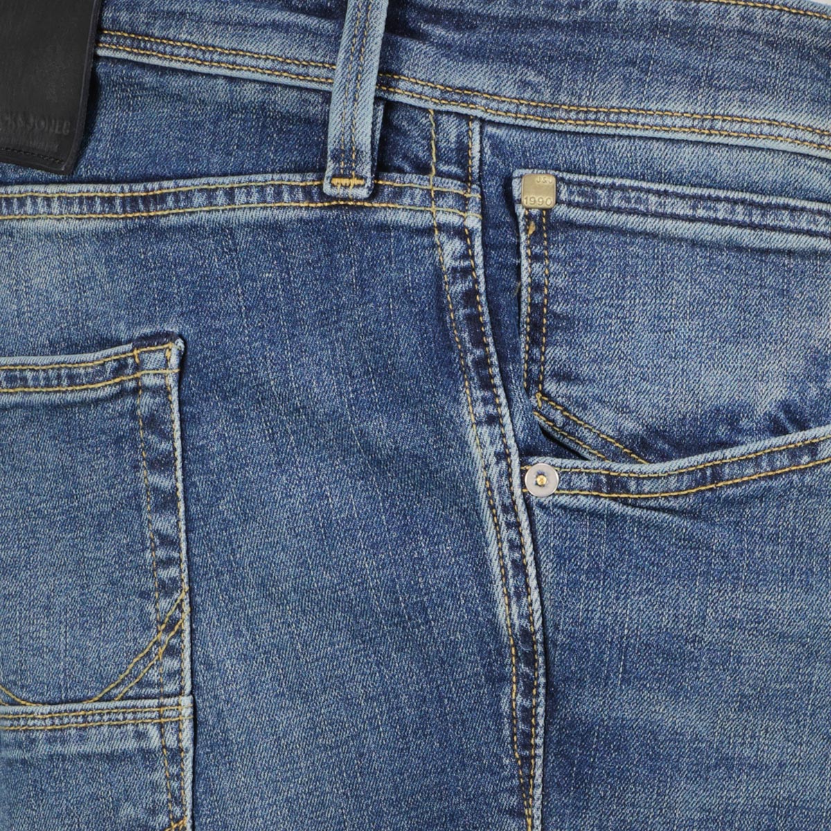 Jack&Jones Stretch-Jeans "Mike", Tapered Fit jeansblau