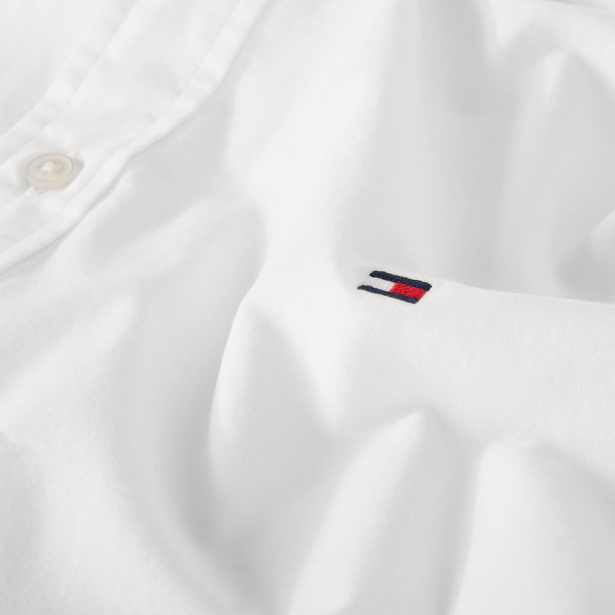 Tommy Hilfiger Freizeithemd mit Stretch weiß
