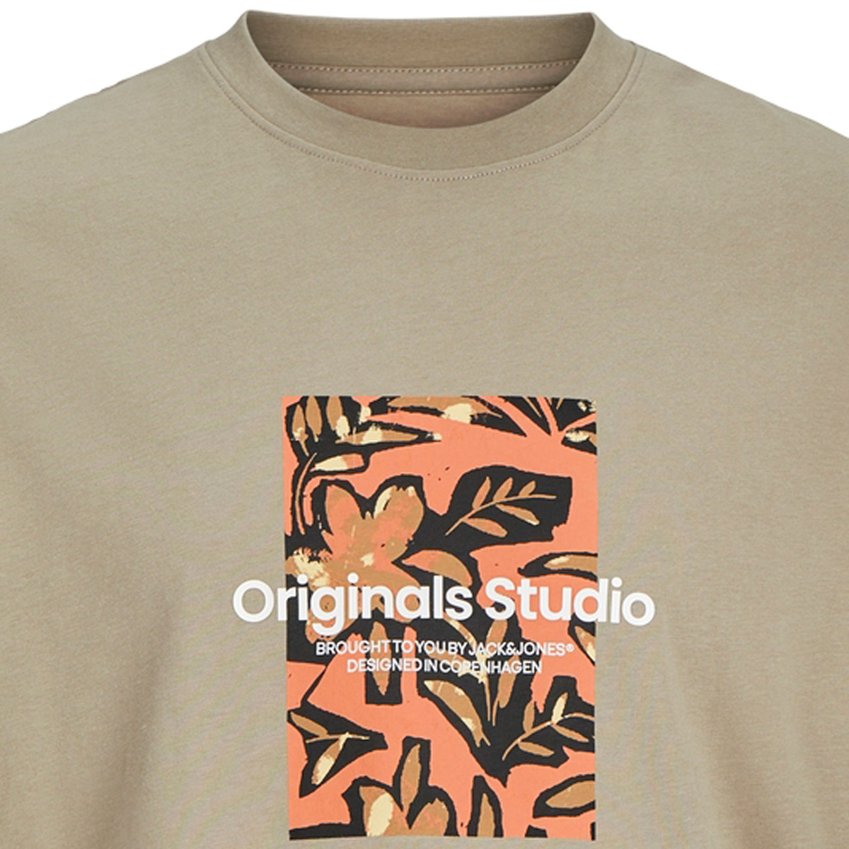 Jack&Jones T-Shirt mit Print schlamm