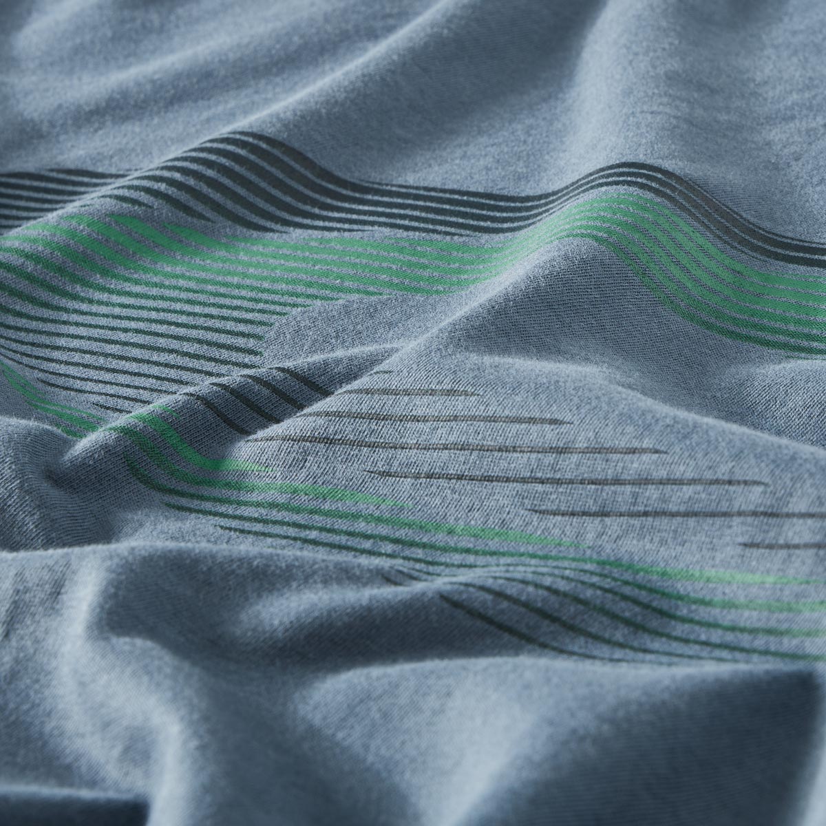 camel active T-Shirt mit Label-Print dunkelblau