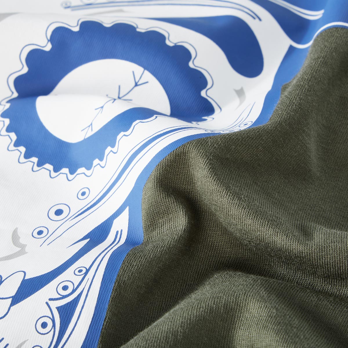 Pfundskerl T-Shirt mit Rückenprint oliv