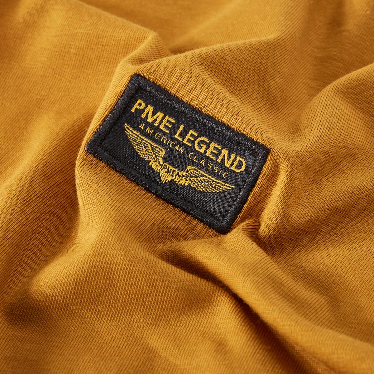 PME LEGEND T-Shirt mit Elasthan gelb