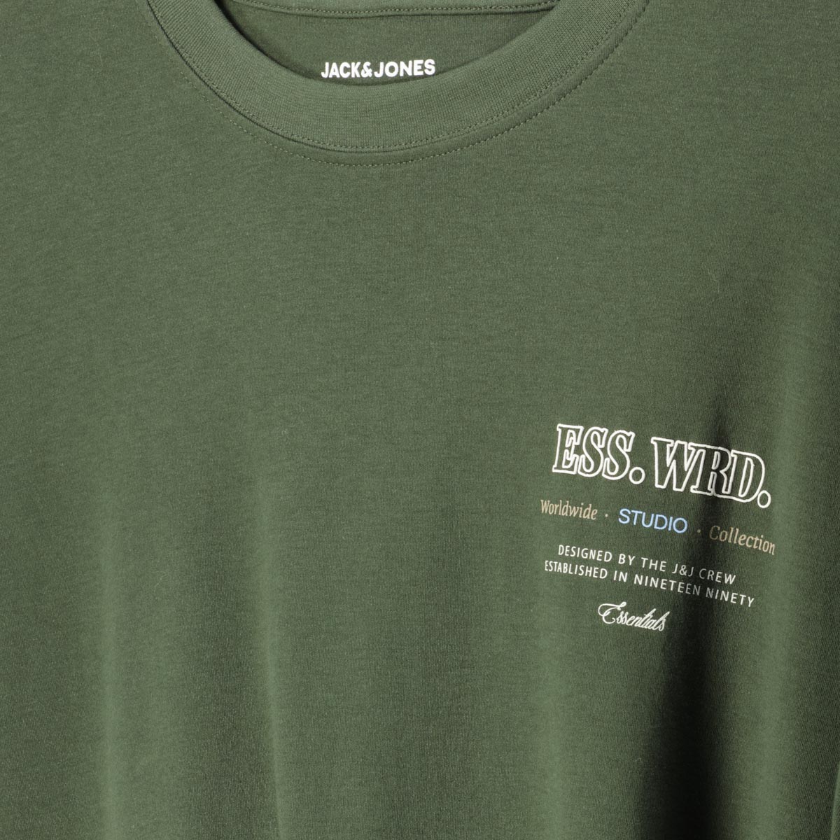 Jack&Jones T-Shirt aus Biobaumwolle grün