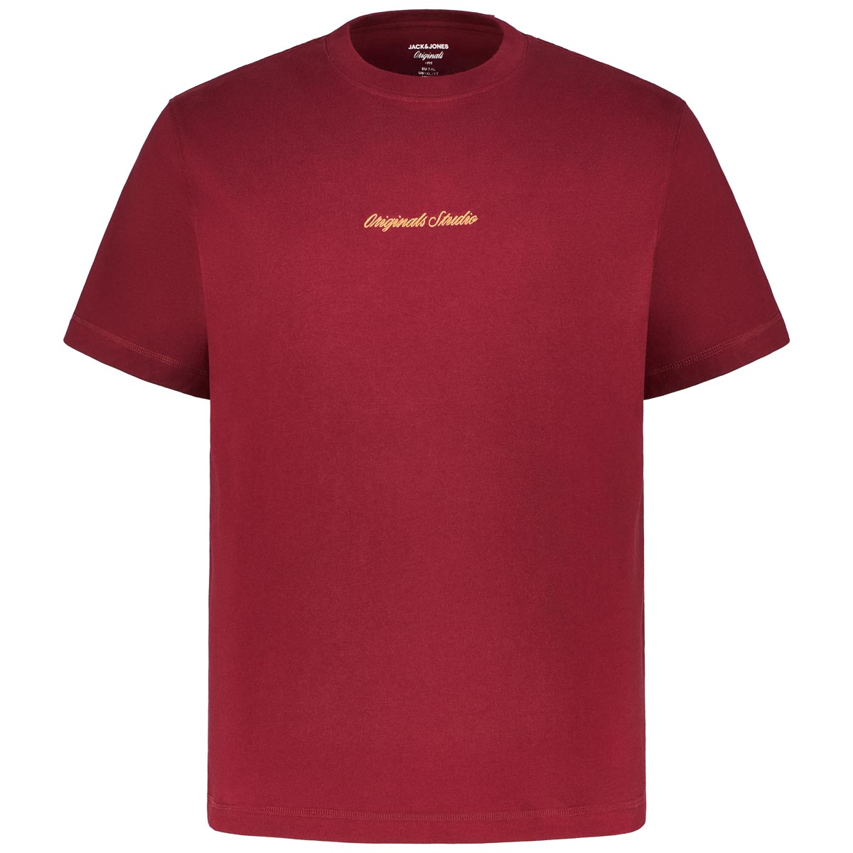 Jack&Jones Basic-T-Shirt Farbe dunkelrot Größe: 8XL günstig online kaufen