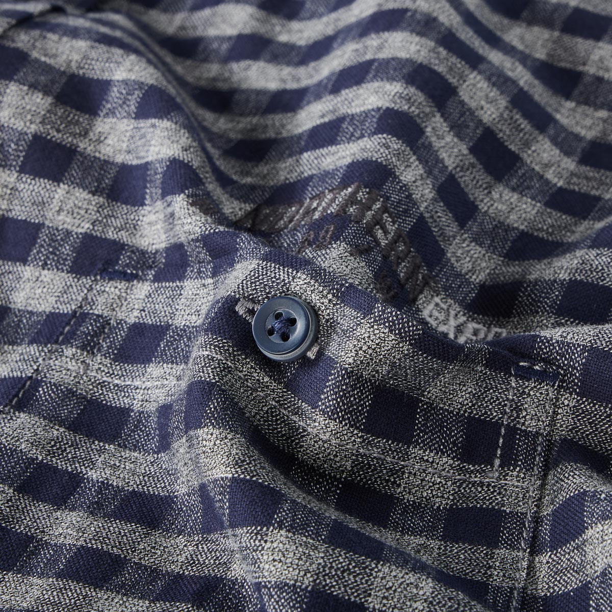 CASA MODA Freizeithemd mit Karomuster blau