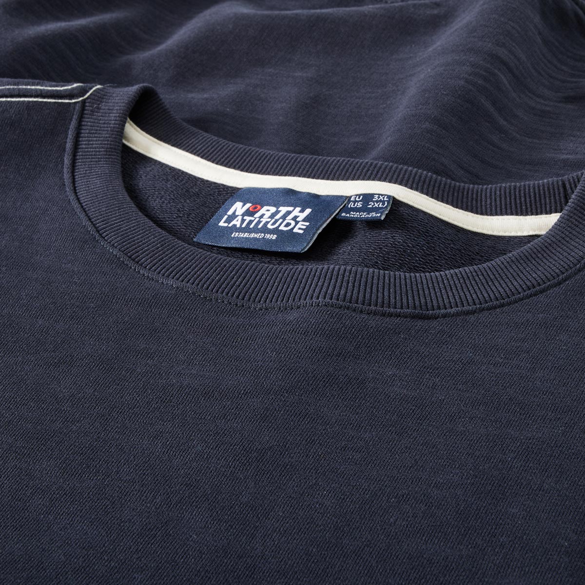 North Sweatshirt mit Rückenprint blau