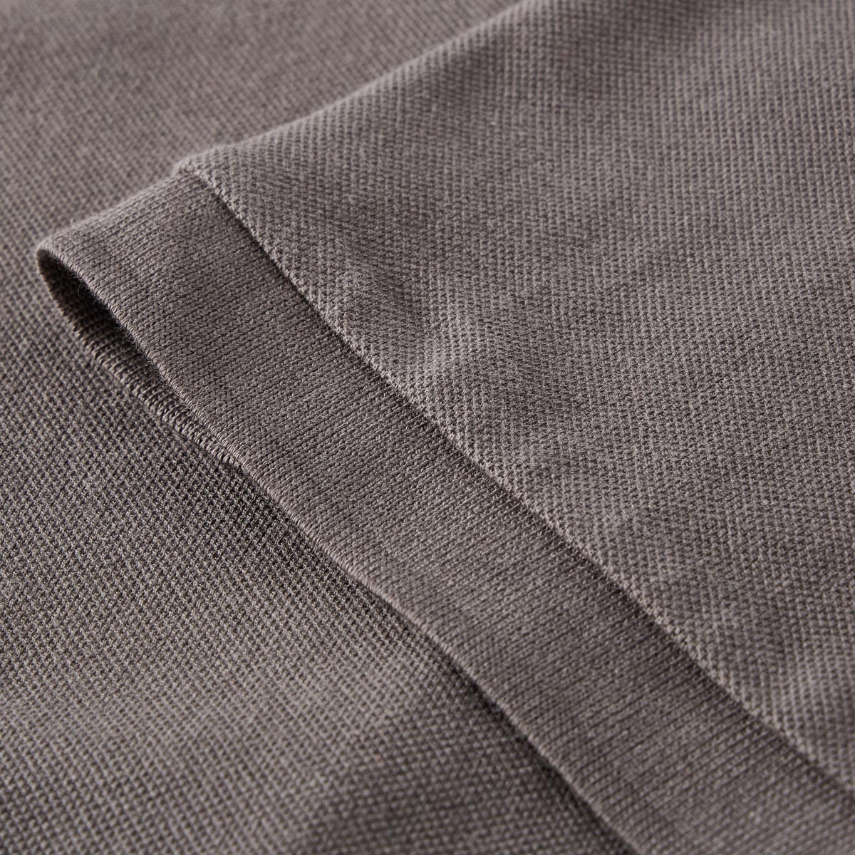 North Poloshirt aus Baumwoll-Piqué grau