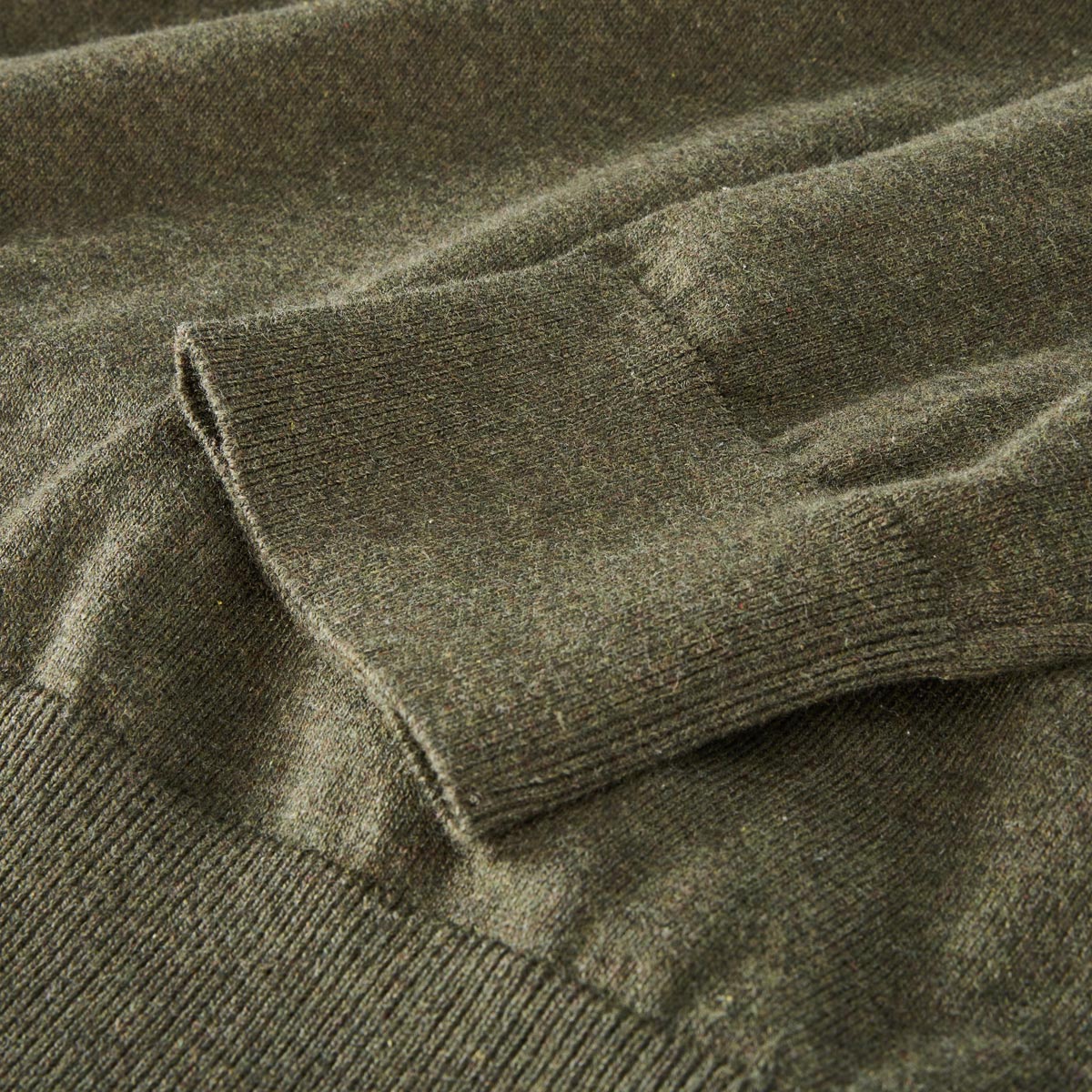 Lerros Pullover aus Baumwolle khaki