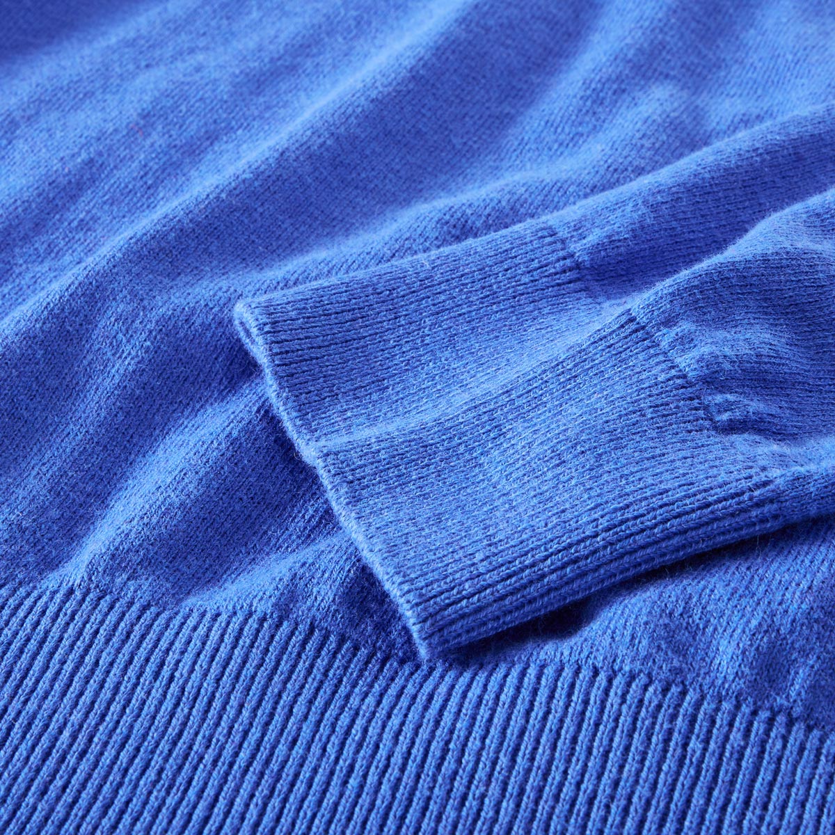 Pfundskerl Feinstrickpullover mit Kaschmir royalblau