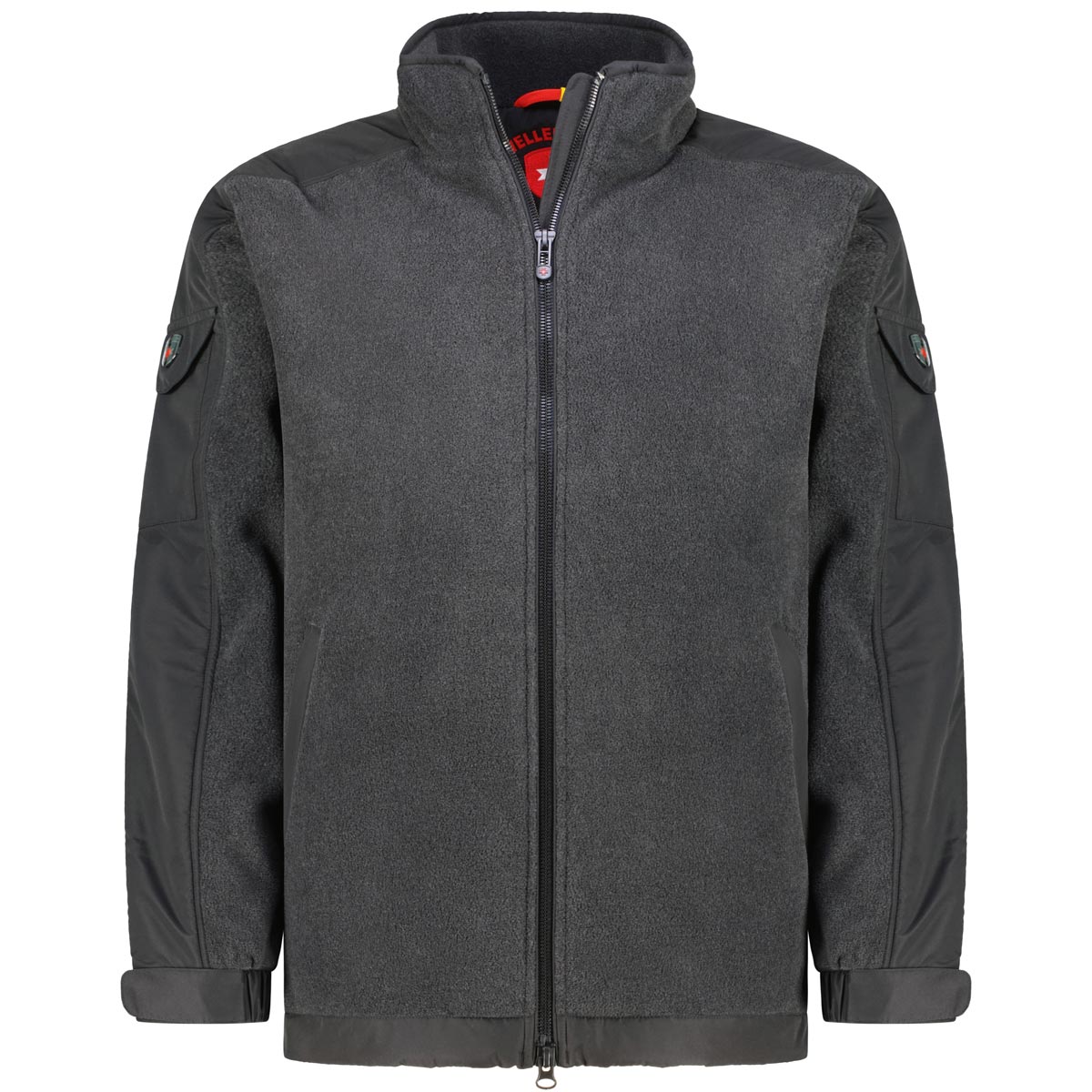 Wellensteyn Fleecejacke "Jet Jacket"  im Materialmix grau