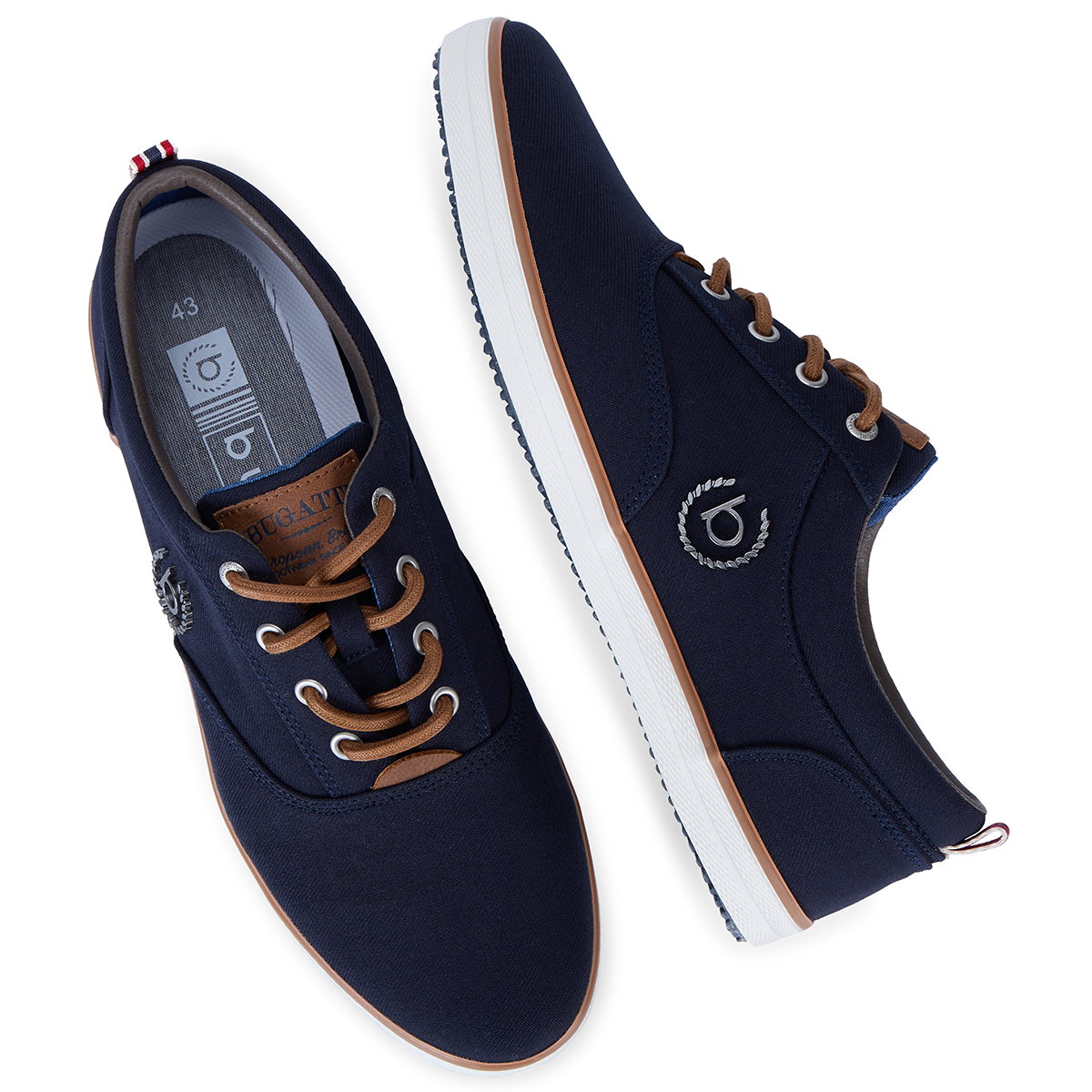 bugatti Textil-Sneaker dunkelblau