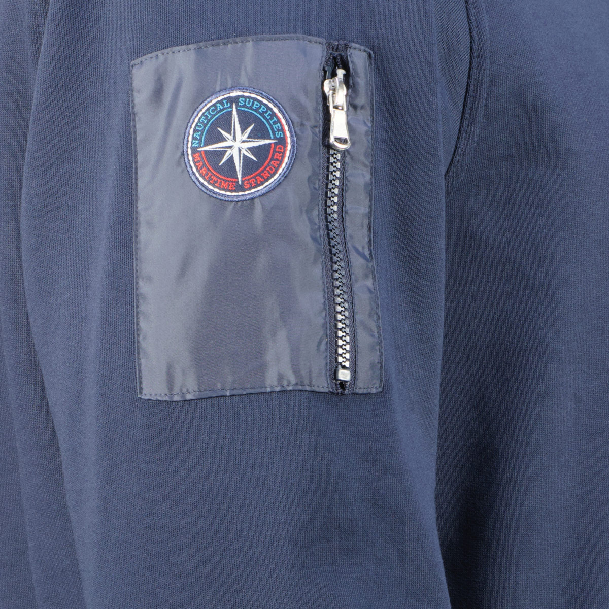 Redfield Sweatjacke aus Baumwollmischung dunkelblau