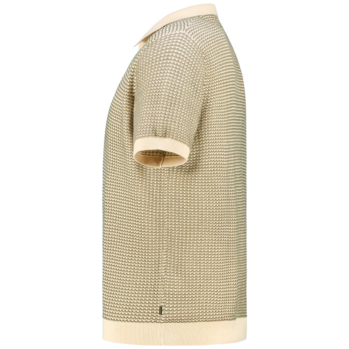 Jack&Jones Strick-Poloshirt aus Biobaumwolle oliv