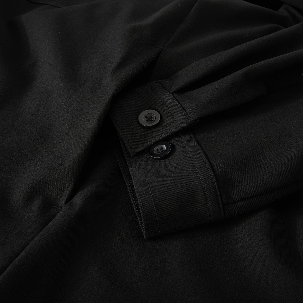 North Overshirt mit Elasthan schwarz
