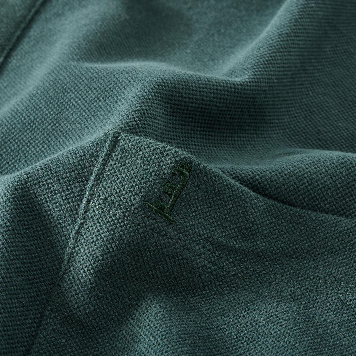 North Basic-Poloshirt grün