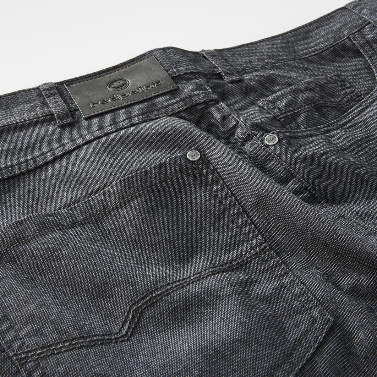 Redpoint 5-Pocket Baumwollhose "Milton" mit Stretch, Regular Fit anthrazit