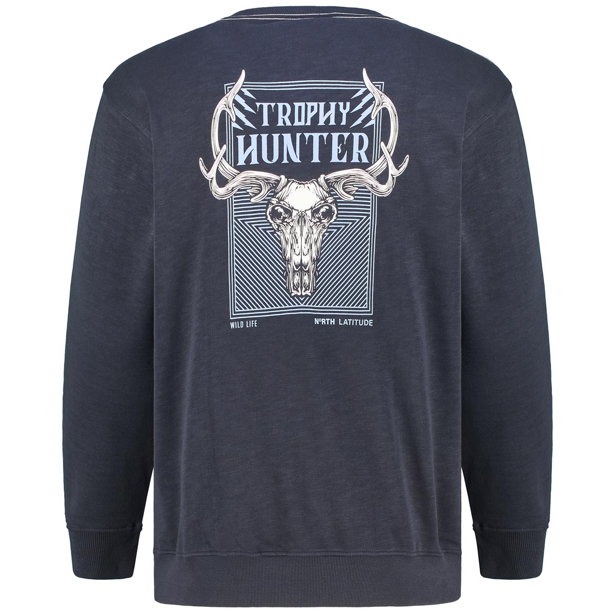 North Sweatshirt mit Rückenprint blau
