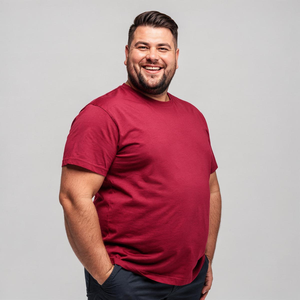 Pfundskerl T-Shirt aus Baumwolle beere