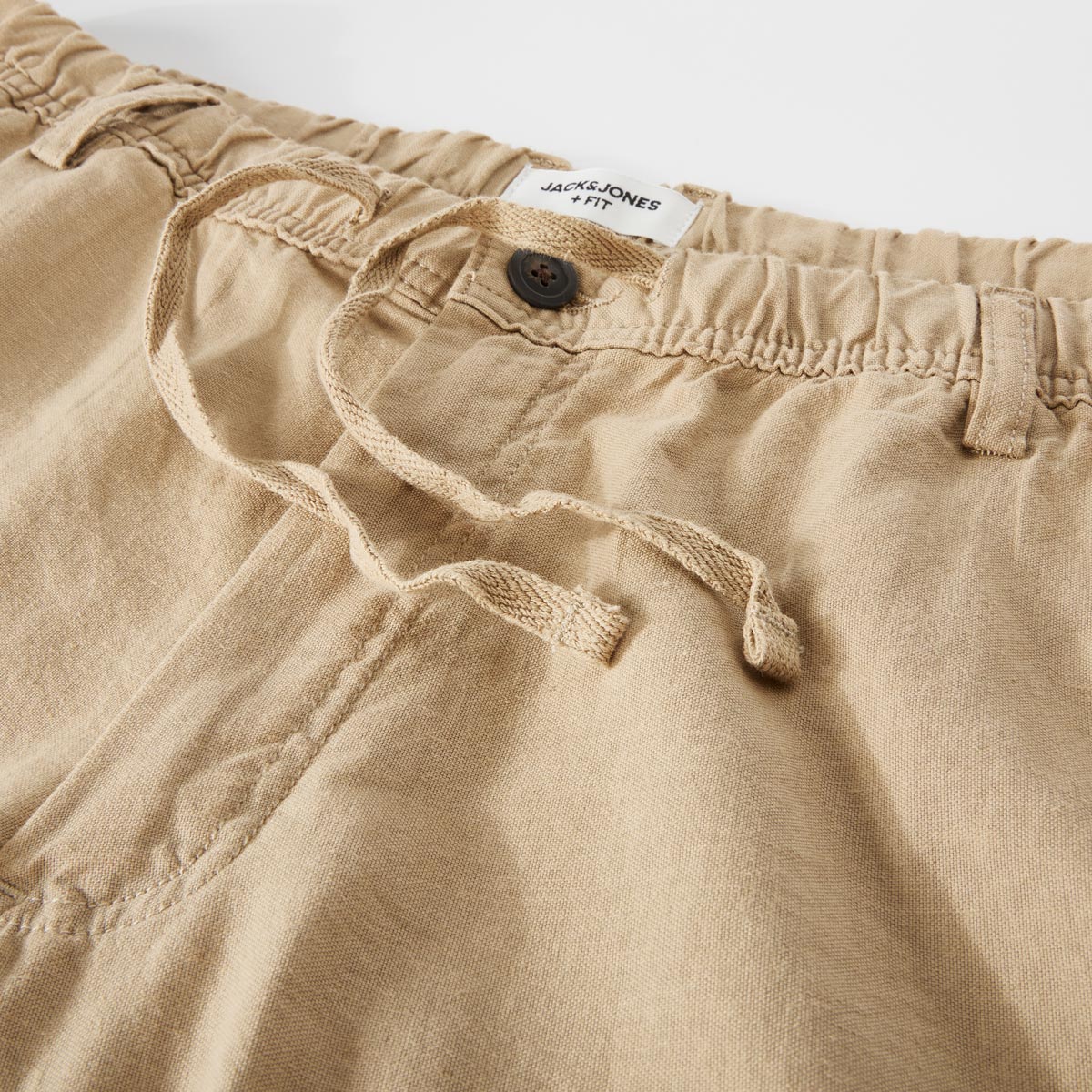 Jack&Jones Chino-Shorts mit Leinen beige