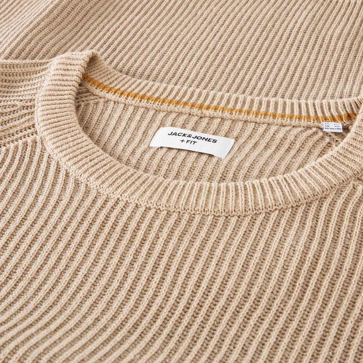 Jack&Jones Pullover mit Struktur beige