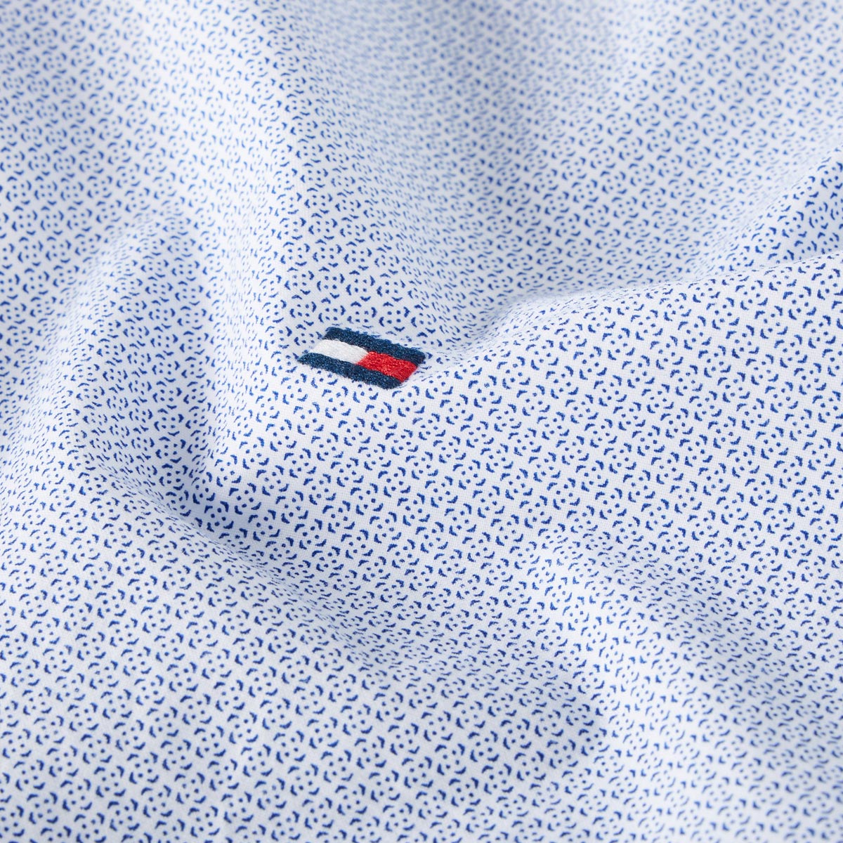 Tommy Hilfiger Freizeithemd mit Allover-Muster blau