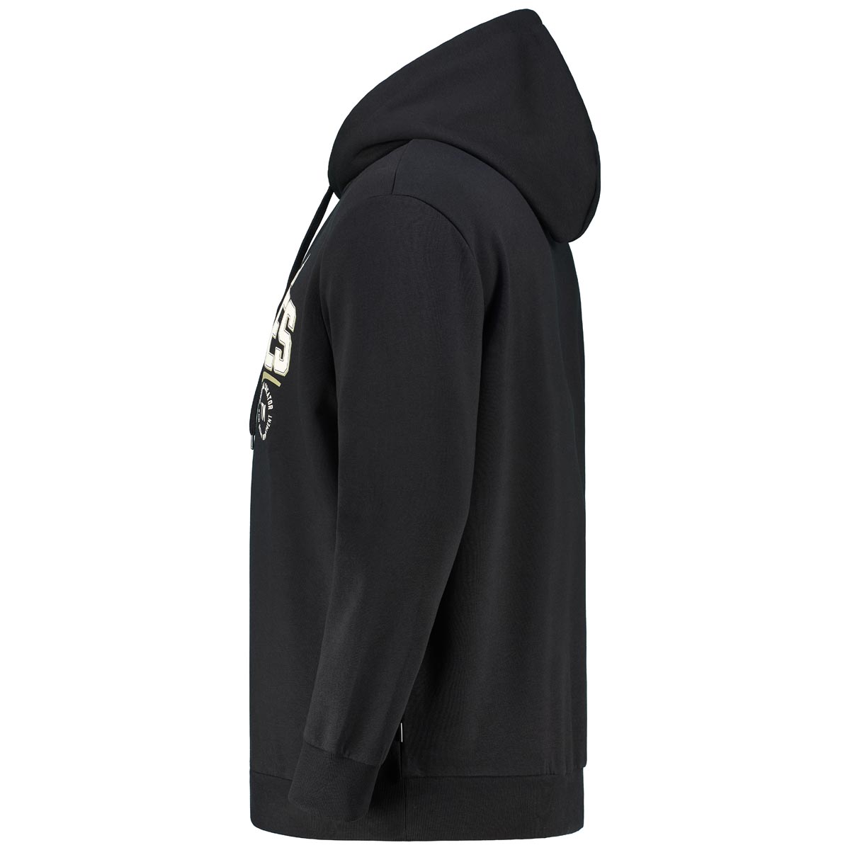 Jack&Jones Hoodie mit Label-Print schwarz