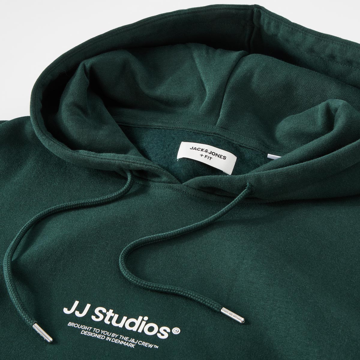 Jack&Jones Hoodie aus Baumwolle dunkelgrün