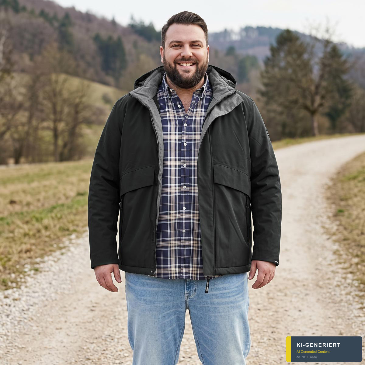 Jack&Jones Wattierte Jacke, wind- und wasserdicht schwarz