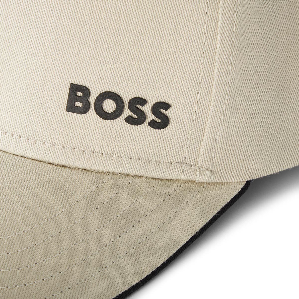 BOSS Cap mit Logo-Print beige