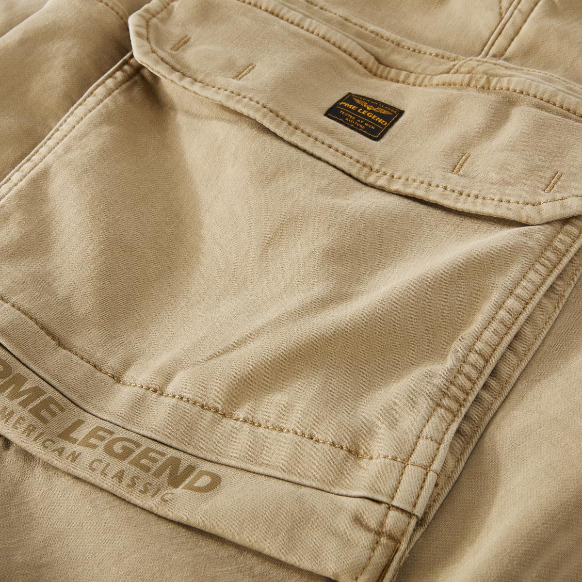 PME LEGEND Stretch-Cargo-Hose "Expedizor", Loose Fit beige
