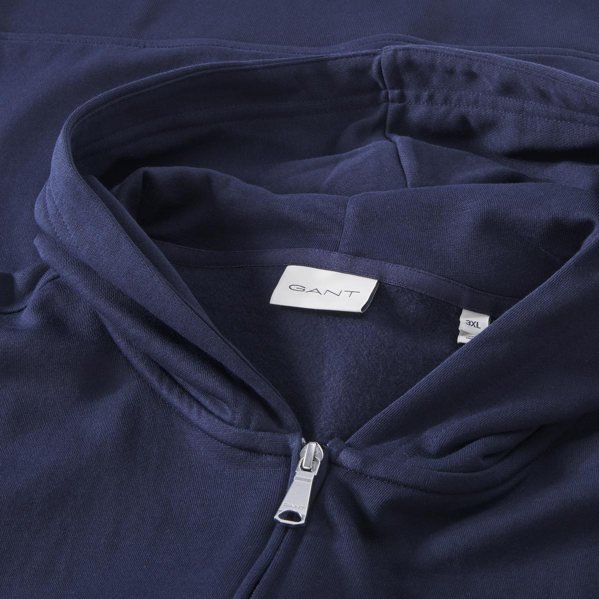 Gant Sweatjacke aus Baumwoll-Mix dunkelblau