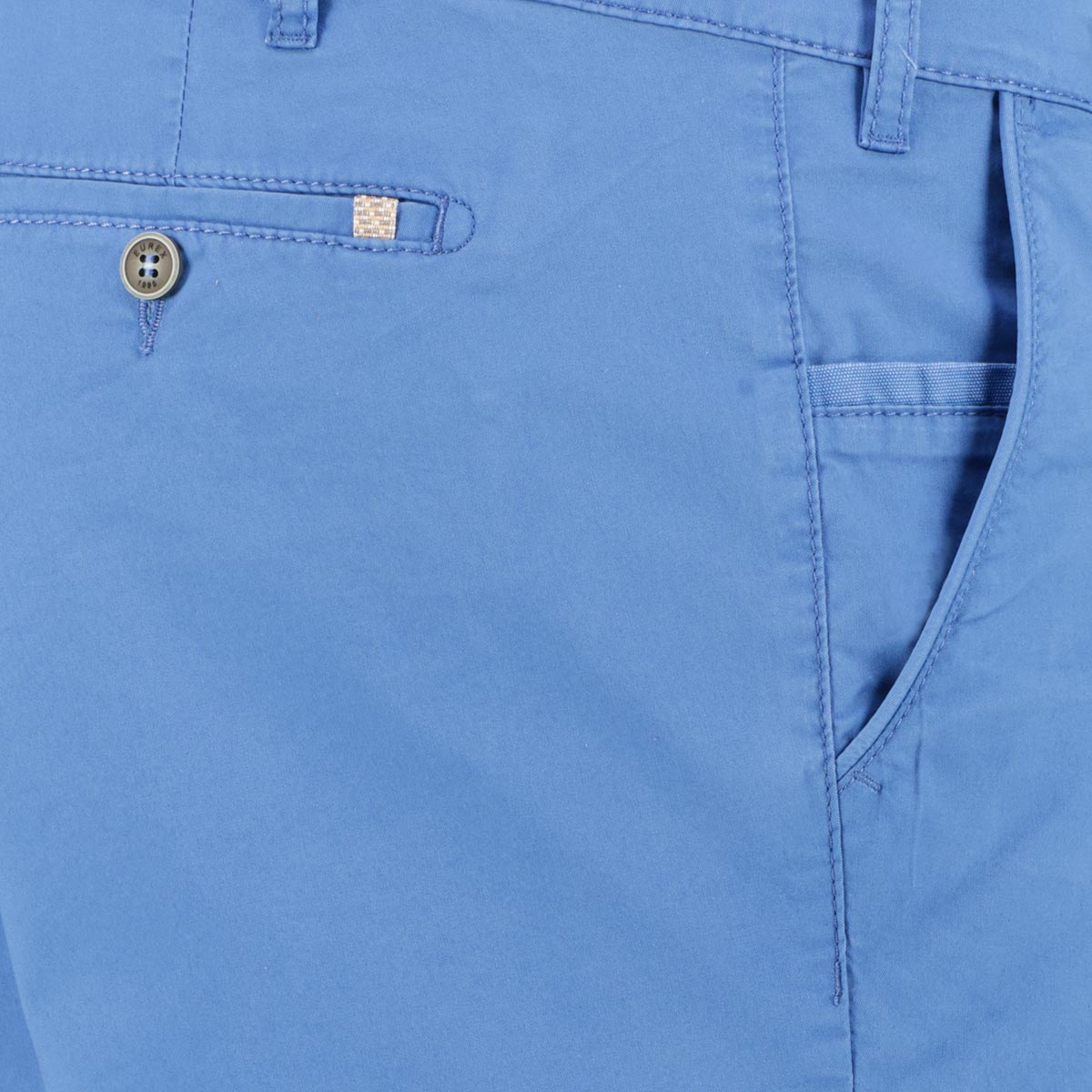 Eurex by Brax Chino-Shorts "Burt" mit Stretch hellblau