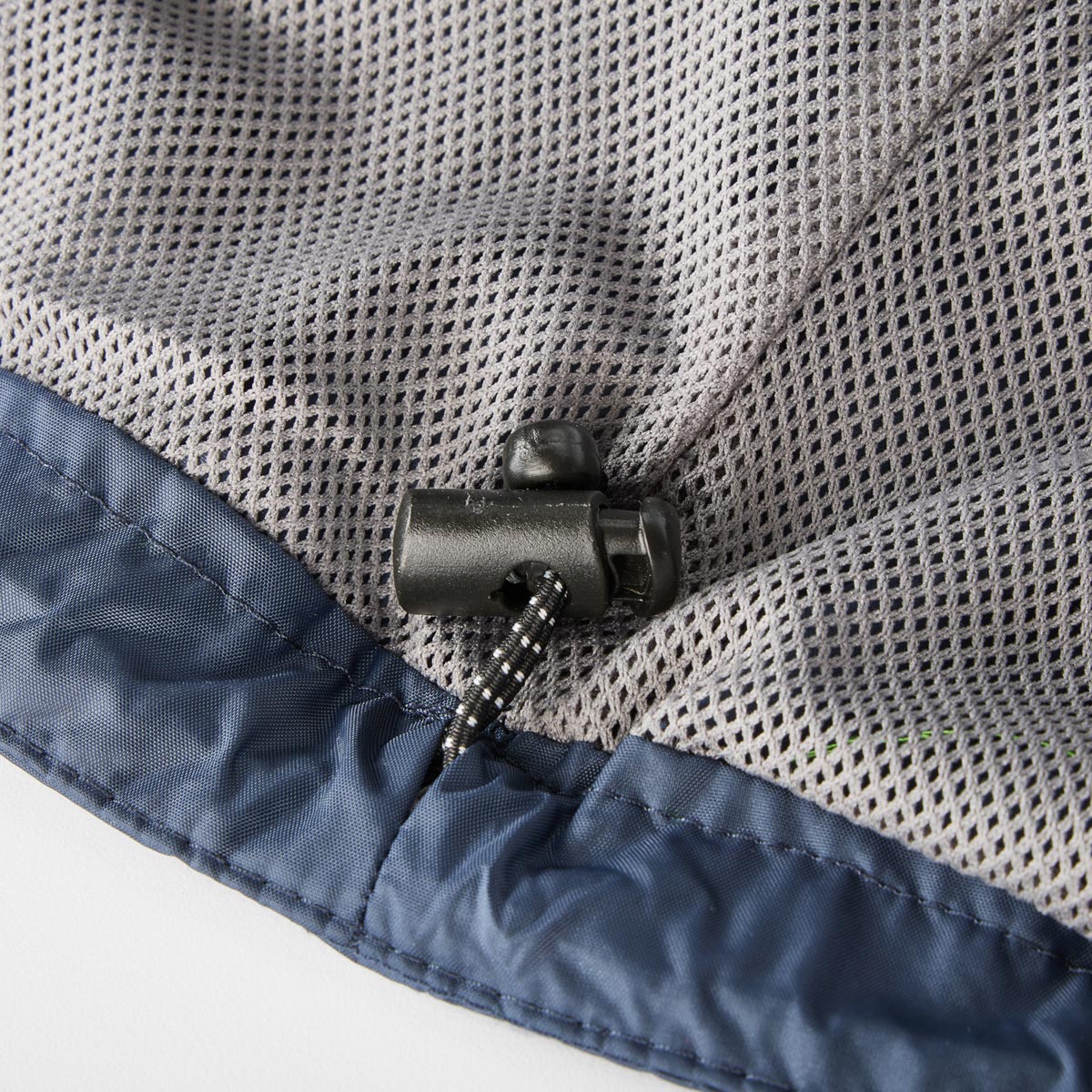 ADAMO Packbare Regenjacke mit Mesh-Innenfutter, wasserdicht dunkelblau