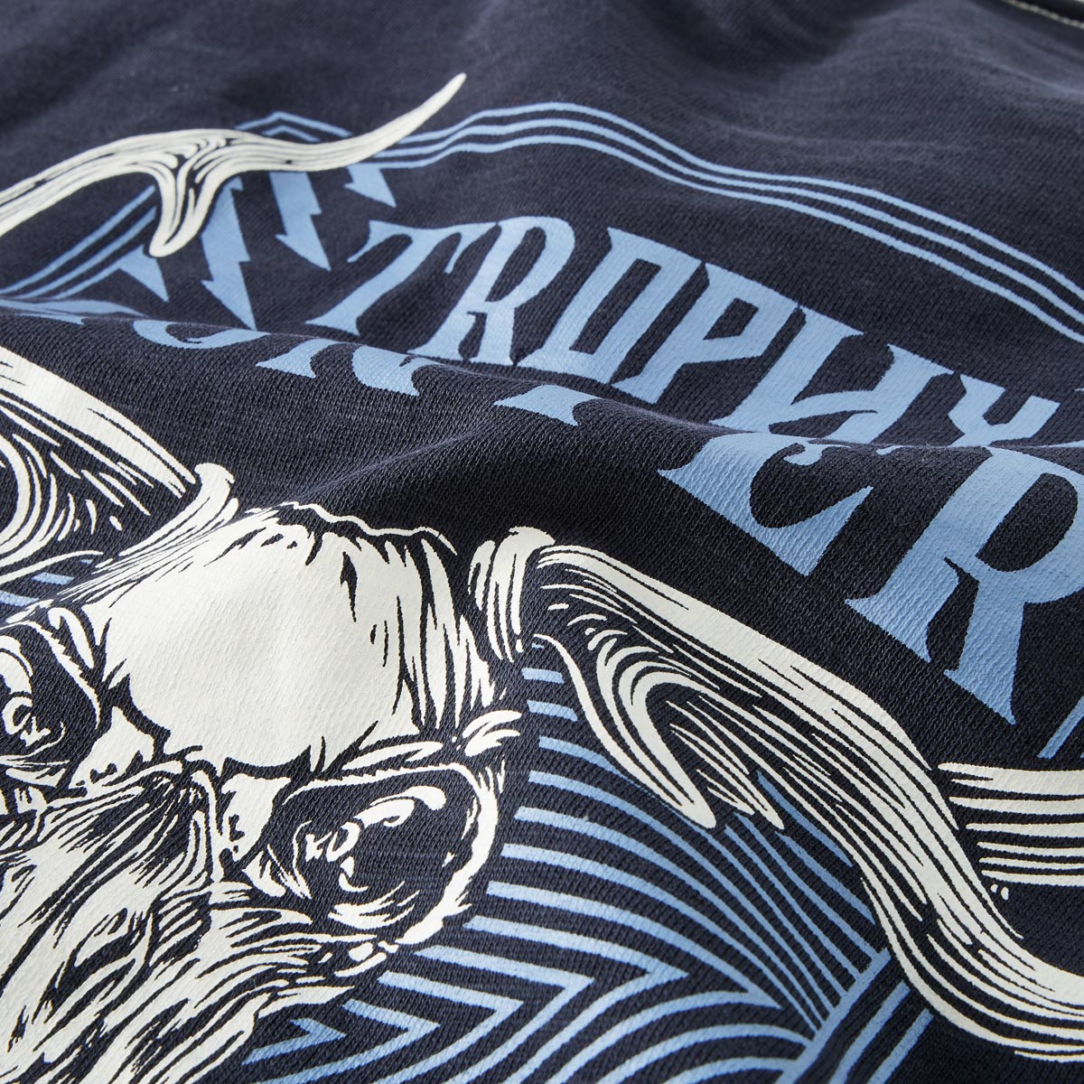 North Sweatshirt mit Rückenprint blau