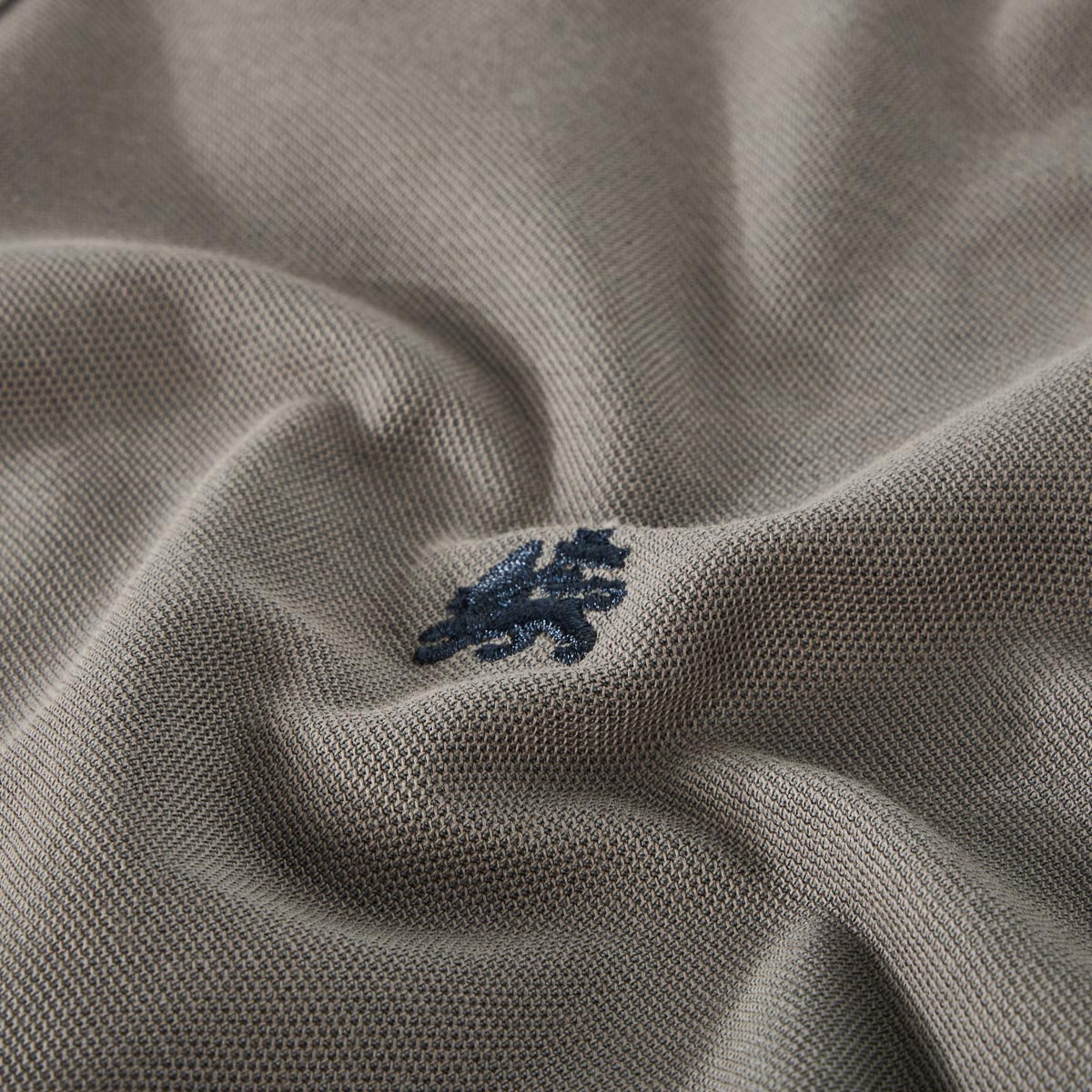 Lerros Poloshirt aus Baumwolle grau