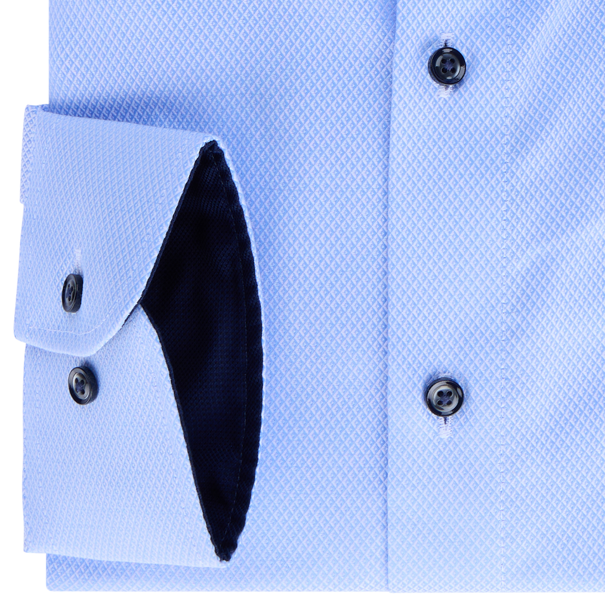 CASA MODA Businesshemd aus Biobaumwolle, langarm jeansblau