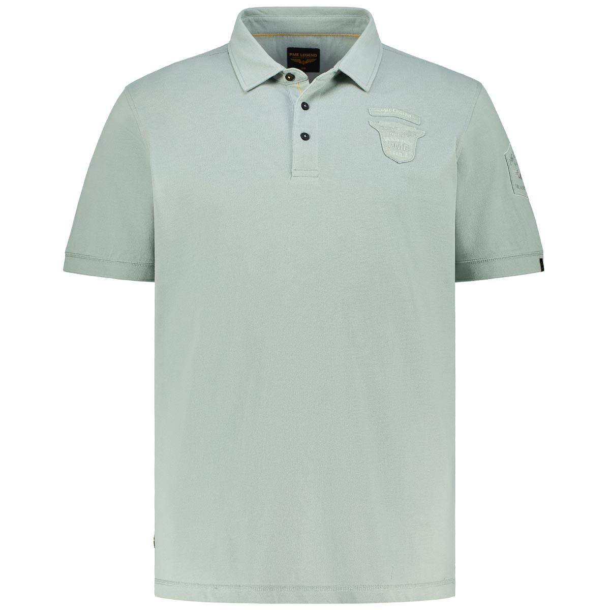 Poloshirt mit Label-Stickerei