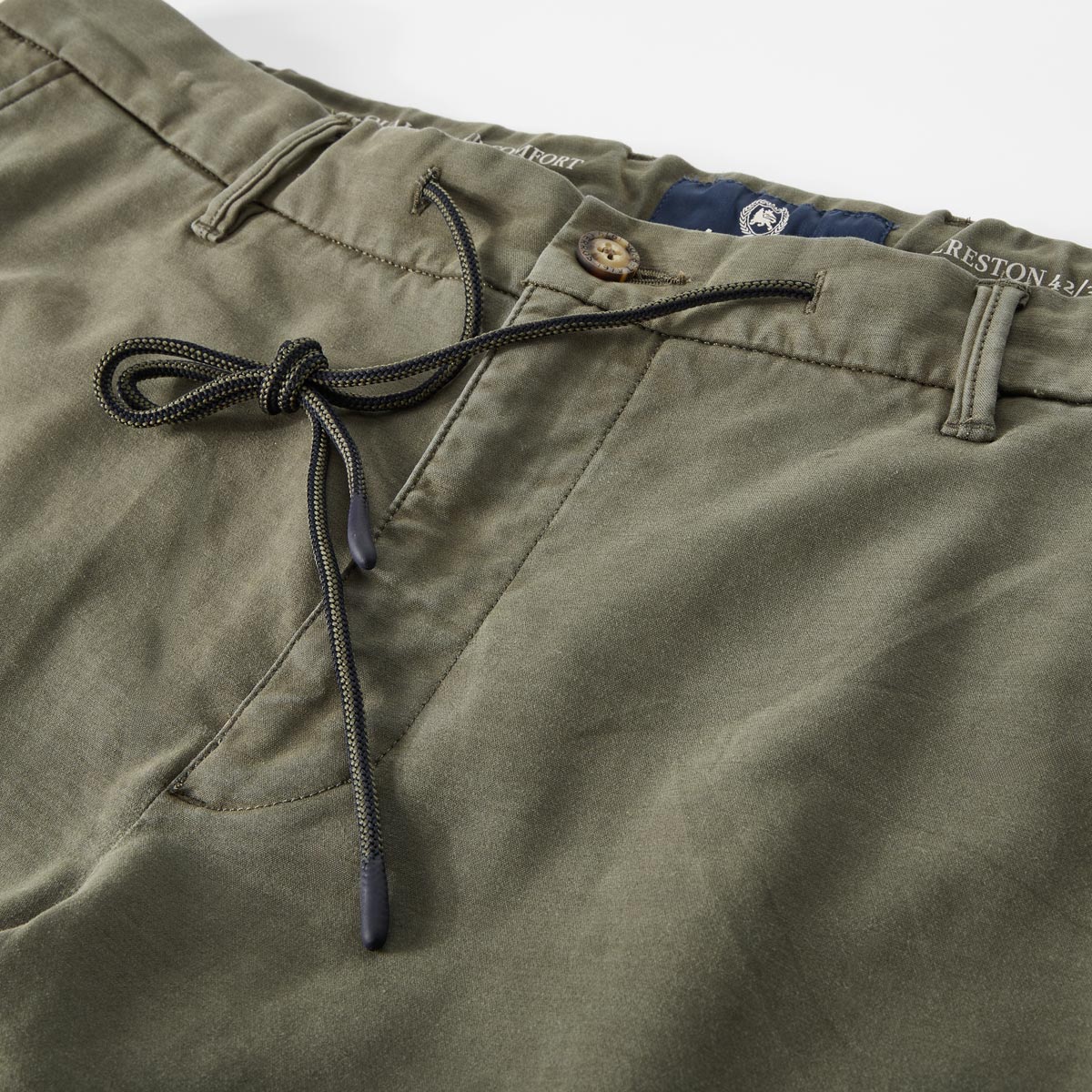 Lerros Chino „Creston“ mit Stretch khaki