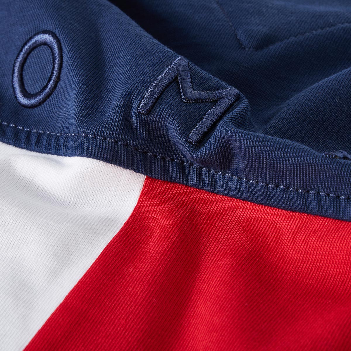 Tommy Hilfiger T-Shirt mit Label-Stickerei dunkelblau