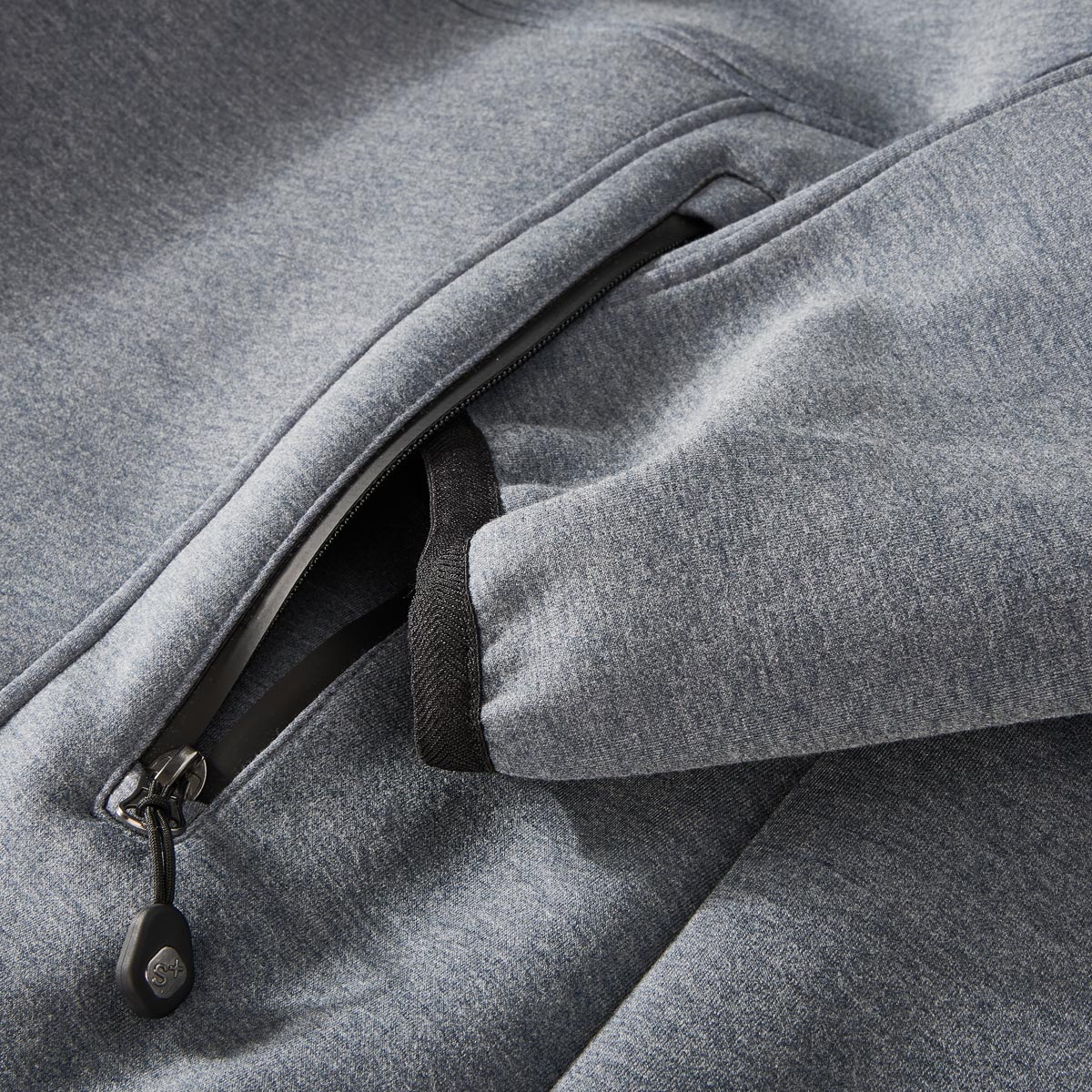 STOY Blousonjacke aus Stretch-Jersey blau