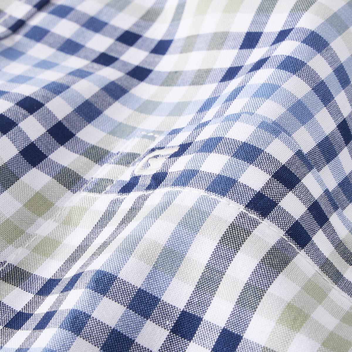 CASA MODA Kariertes Freizeithemd blau