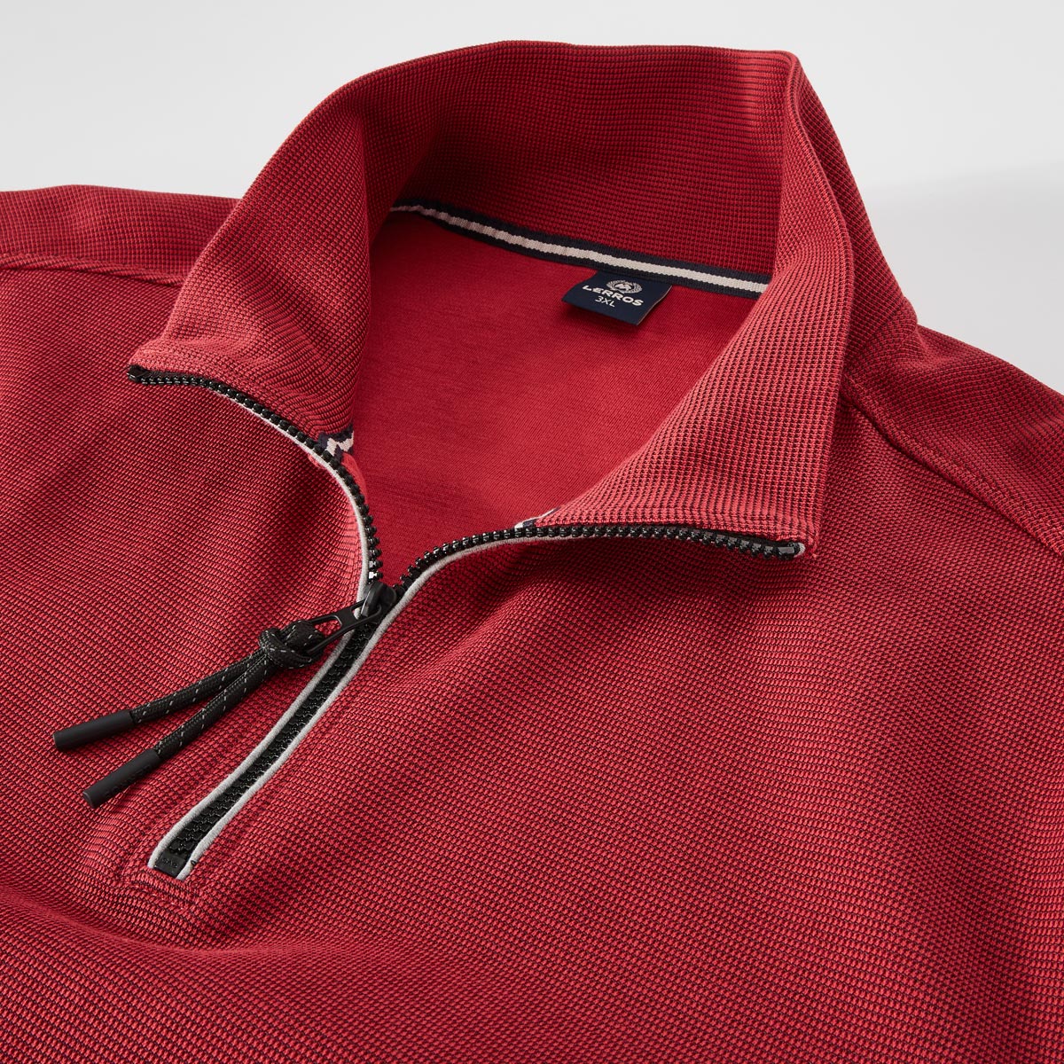 Lerros Sweatshirt aus Baumwolle rot