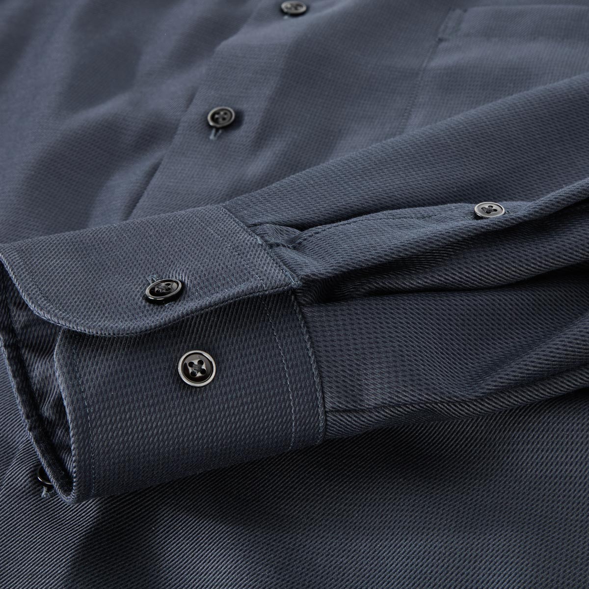 CASA MODA Businesshemd mit Allover-Muster schwarz