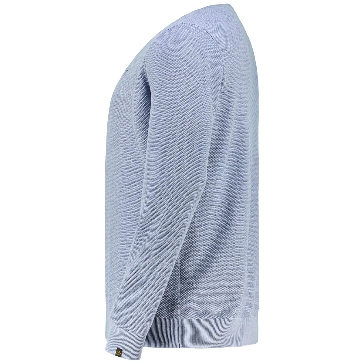 PME LEGEND Pullover aus Materialmix hellblau