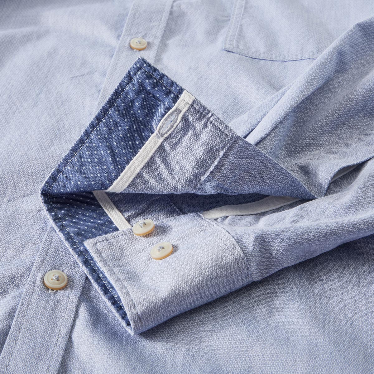 s.Oliver Freizeithemd aus Baumwolle blau